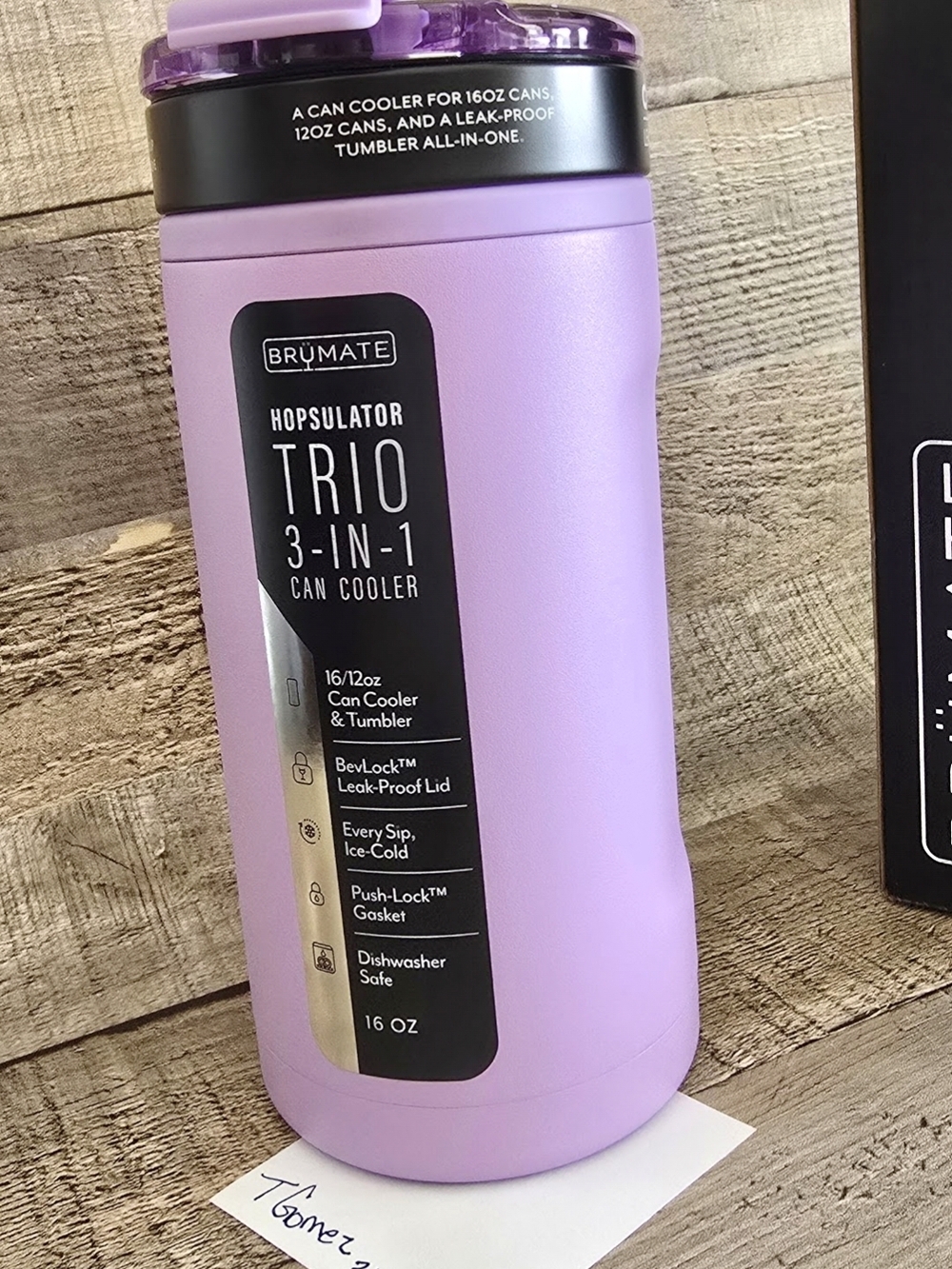 BrüMate Hopsulator TRIO 3-in-1 Can Cooler - Lavender